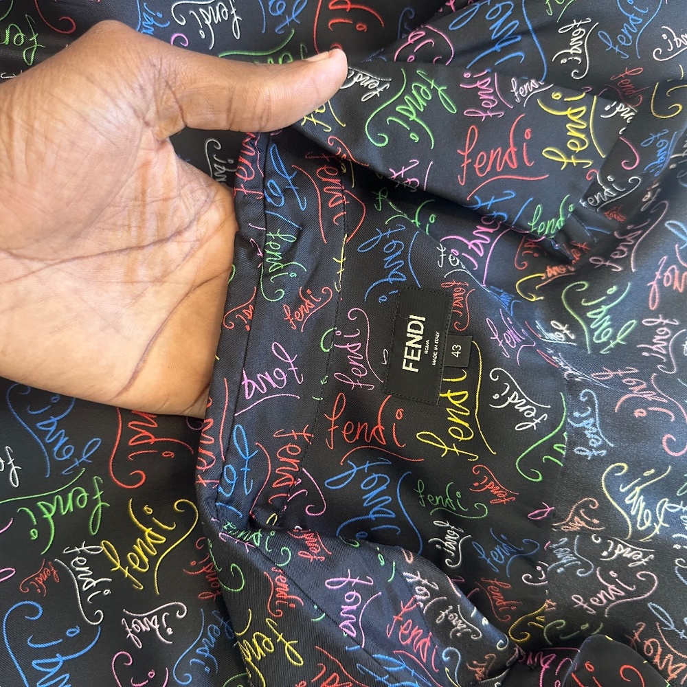 Fendi t shirt button down